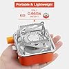 EYUVAA LABEL Alloy Steel Portable Gas Stove for Travel with Butane Gas Cylinder, Folding Furnace Outdoor Camping Stove, Lightweight Gas Burner for Hiking and Emergency Use (Stove + 3 Gas Refill) - Image 4